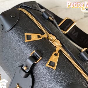 Túi Xách Louis Vuitton LV Petite Malle Họa Tiết Monogram Rep 11 Màu Đen 20x14cm (2)