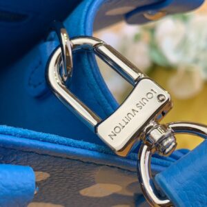 Túi Xách Louis Vuitton On The Go Replica 11 Màu Xanh Chấm Bi 25x19x15cm (2)