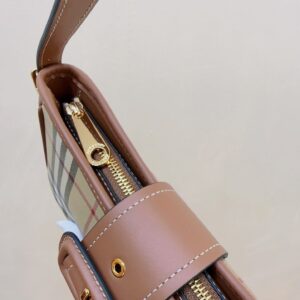 Túi Xách Nữ Burberry Like Auth Hoạ Tiết Canvas Truyền Thống 26x6x12cm (2)