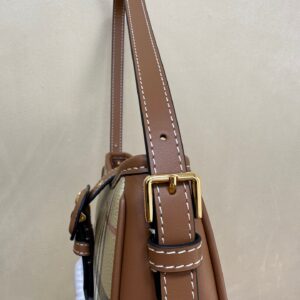 Túi Xách Nữ Burberry Like Auth Hoạ Tiết Canvas Truyền Thống 26x6x12cm (2)