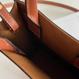 Túi Xách Nữ Celine Mini Tote Họa Tiết Monogram Like Auth 17x21cm (2)