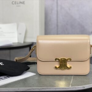 Túi Xách Nữ Celine Triomphe Shoulder Bag Replica 11 Khóa Vàng Bóng 18 (2)