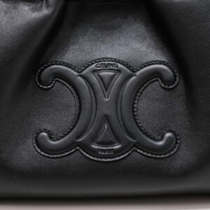 Túi Xách Nữ Celine triomphe Small Cabas Drawstring Cuir Siêu Cấp 22x17x15cm (2)