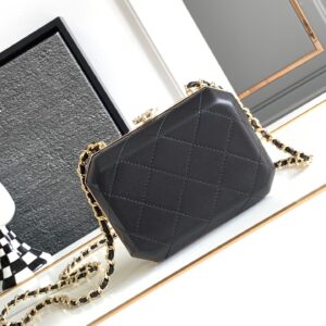 Túi Xách Nữ Chanel Box Mini Replica 11 Cao Cấp Màu Đen (2)