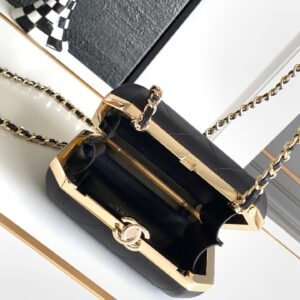Túi Xách Nữ Chanel Box Mini Replica 11 Cao Cấp Màu Đen (2)