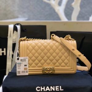 Túi Xách Nữ Chanel Boy Medium Like Auth Cao Cấp 25cm (2)