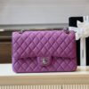 Túi Xách Nữ Chanel Classic Hand Bag Replica 11 Cao Cấp Màu Tím 25cm (2)