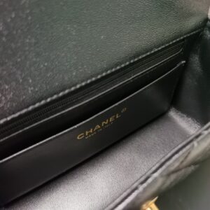 Túi Xách Nữ Chanel Handle Replica 11 Cao Cấp Màu Đen 20cm (1)