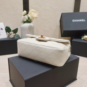 Túi Xách Nữ Chanel Handle Replica 11 Cao Cấp Màu Trắng 20cm (2)