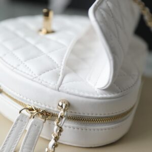 Túi Xách Nữ Chanel The One Rep 11 Hình Trái Tim Màu Trắng 16.5x18x6 (2)