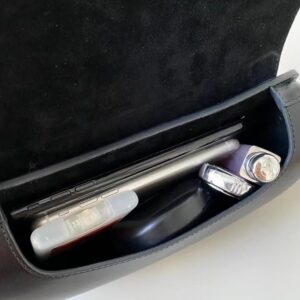 Túi Xách Nữ Dior Bobby East-West Like Auth Màu Đen 21x12x5cm (2)