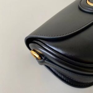 Túi Xách Nữ Dior Bobby East-West Like Auth Màu Đen 21x12x5cm (2)