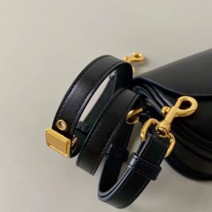 Túi Xách Nữ Dior Bobby East-West Like Auth Màu Đen 21x12x5cm (2)