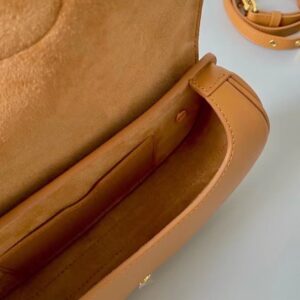 Túi Xách Nữ Dior Bobby East-West Siêu Cấp Màu Nâu 21x12x5cm (2)