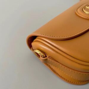 Túi Xách Nữ Dior Bobby East-West Siêu Cấp Màu Nâu 21x12x5cm (2)