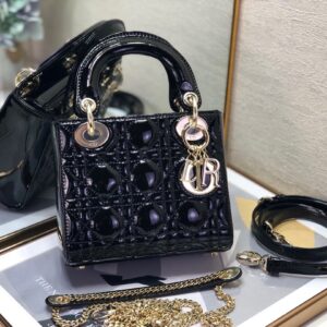 Túi Xách Nữ Dior Lady Mini Replica 11 Cao Cấp Da Bóng 36cm (2)