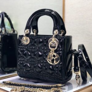 Túi Xách Nữ Dior Lady Mini Replica 11 Cao Cấp Da Bóng 36cm (2)