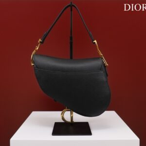 Túi Xách Nữ Dior Saddle Yên Ngựa Replica 11 Màu Đen 25x20x6 (2)