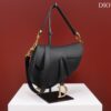 Túi Xách Nữ Dior Saddle Yên Ngựa Replica 11 Màu Đen 25x20x6 (2)
