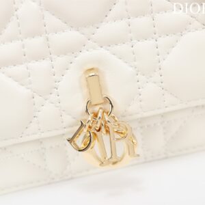 Túi Xách Nữ Dior Woc Replica 11 Cao Cấp Màu Trắng 21×11 (2)