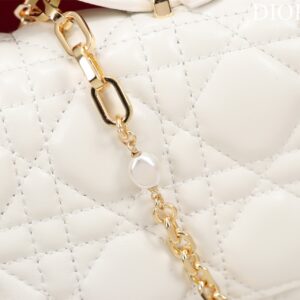 Túi Xách Nữ Dior Woc Replica 11 Cao Cấp Màu Trắng 21×11 (2)