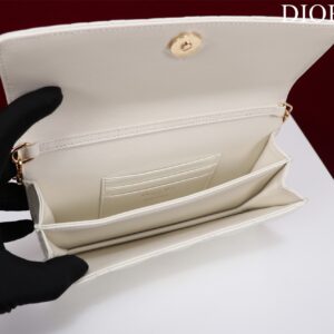 Túi Xách Nữ Dior Woc Replica 11 Cao Cấp Màu Trắng 21×11 (2)