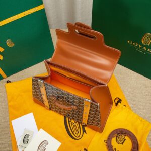 Túi Xách Nữ Goyard Saigon Handbag Replica 11 Cao Cấp Màu Nâu 28cm (2)