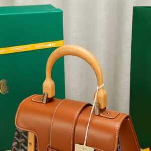 Túi Xách Nữ Goyard Saigon Handbag Replica 11 Cao Cấp Màu Nâu 28cm (2)