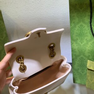 Túi Xách Nữ Gucci Marmont Replica 11 Cao Cấp Màu Trắng 20cm (2)