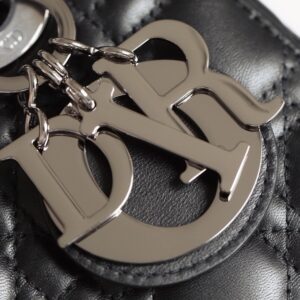 Túi Xách Nữ Hàng Hiệu Dior My Lady Rep 11 Cao Cấp Màu Đen 20×16 (2)