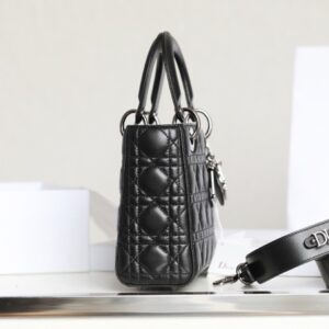 Túi Xách Nữ Hàng Hiệu Dior My Lady Rep 11 Cao Cấp Màu Đen 20×16 (2)
