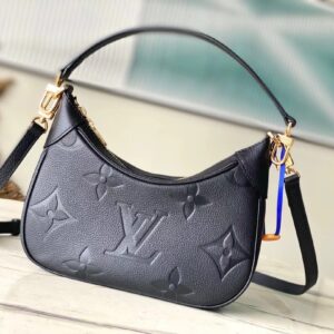 Túi Xách Nữ Louis Vuitton LV Bagatelle Replica 11 Màu Đen 24x18cm (2)