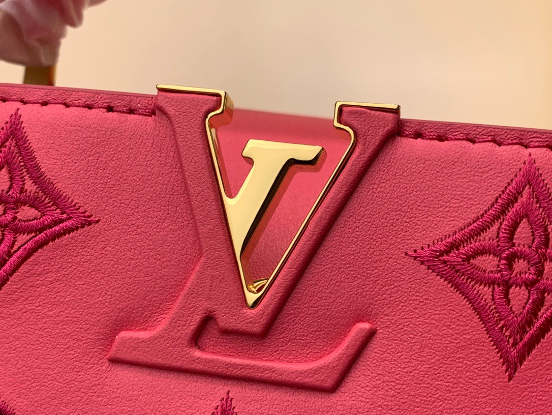 Túi Xách Nữ Louis Vuitton LV Capucines Replica 11 Màu Đỏ 27x18x9cm (5) Túi Xách Nữ Louis Vuitton LV Capucines Replica 11 Màu Đỏ 27x18x9cm (2)