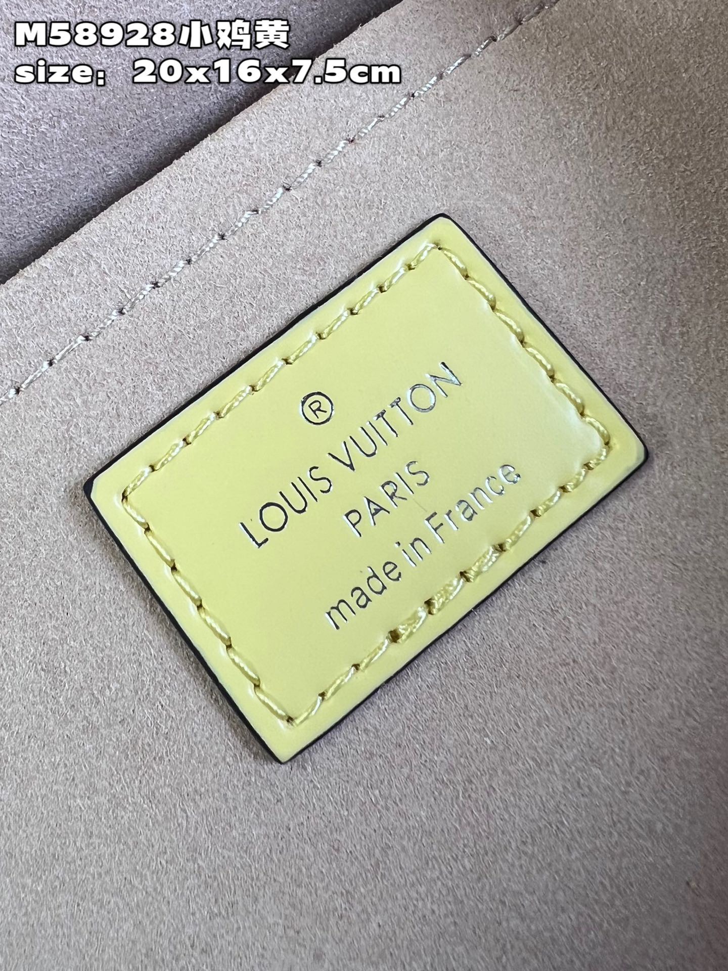 Túi Xách Nữ Louis Vuitton LV Clunny Rep 11 Cao Cấp Màu Vàng 20x16cm (2)