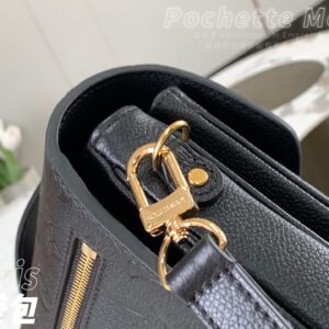 Túi Xách Nữ Louis Vuitton LV Pochette Metis Replica 11 Màu Đen 25x19x7cm (2)