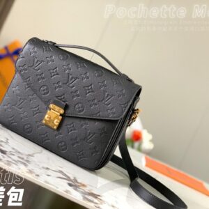 Túi Xách Nữ Louis Vuitton LV Pochette Metis Replica 11 Màu Đen 25x19x7cm (2)
