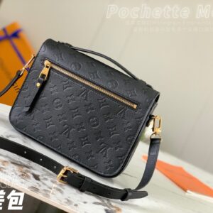 Túi Xách Nữ Louis Vuitton LV Pochette Metis Replica 11 Màu Đen 25x19x7cm (2)