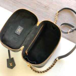 Túi Xách Nữ Louis Vuitton LV Vanity Replica 11 Cao Cấp Màu Đen 19x13x11cm (2)
