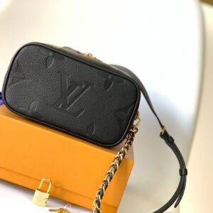 Túi Xách Nữ Louis Vuitton LV Vanity Replica 11 Cao Cấp Màu Đen 19x13x11cm (2)