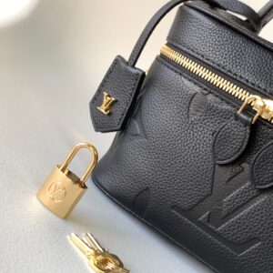 Túi Xách Nữ Louis Vuitton LV Vanity Replica 11 Cao Cấp Màu Đen 19x13x11cm (2)