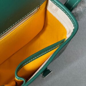 Túi Xách Rep 11 Goyard Nữ Họa Tiết Logo Hãng Màu Xanh 22x16x7cm (2)