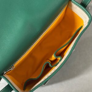 Túi Xách Rep 11 Goyard Nữ Họa Tiết Logo Hãng Màu Xanh 22x16x7cm (2)