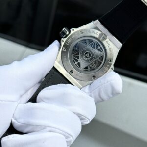 Hublot Big Bang Sang Bleu Titanium Replica 11 Đính Đá 44mm (2)