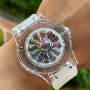 Hublot Takashi Murakami Replica Cao Cấp Nhất Vỏ Trong Suốt 42mm (2)