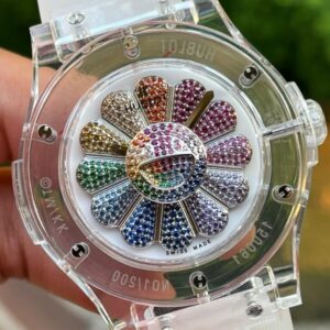 Hublot Takashi Murakami Replica Cao Cấp Nhất Vỏ Trong Suốt 42mm (2)