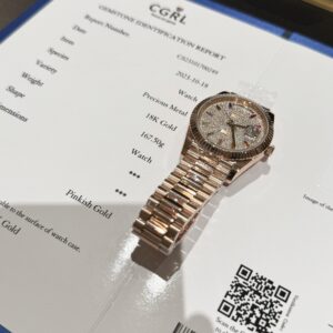 Rolex Day-Date Bọc Vàng 18K Độ Mặt Kim Cương Moissanite GM V2 40mm (1)