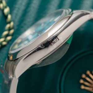 Rolex Oyster Perpetual Replica 11 Ice Blue Dial King Factory 41mm (7)