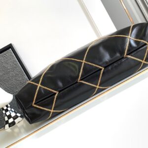 Túi Chanel 22 Shopping Nữ Da Mịn Màu Đen Like Auth 35cm (2)