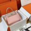 Túi Hermes Kelly Da Epsom Rep 11 Khóa Bạc Màu Hồng Nhạt 25cm (2)