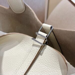 Túi Hermes Picotin Lock Replica 11 Cao Cấp Nữ Màu Trắng 22cm (2)